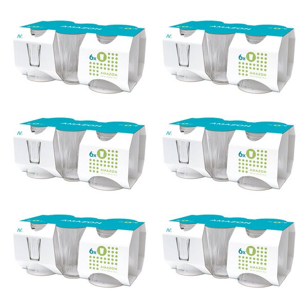 Kit 36 Copos Nadir Amazon em Vidro Transparente 190ml 5129641